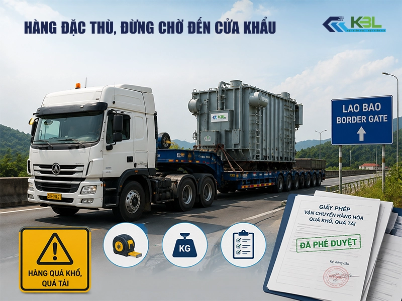 hàng hóa vận chuyển qua cửa khẩu Việt Nam - Lào