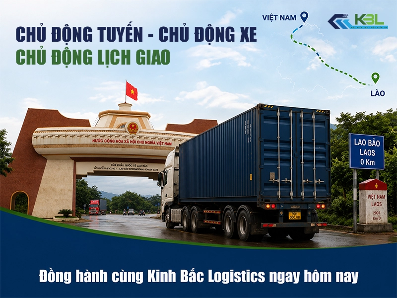 Kinh Bắc đồng hành vận chuyển liên vận Việt - Lào