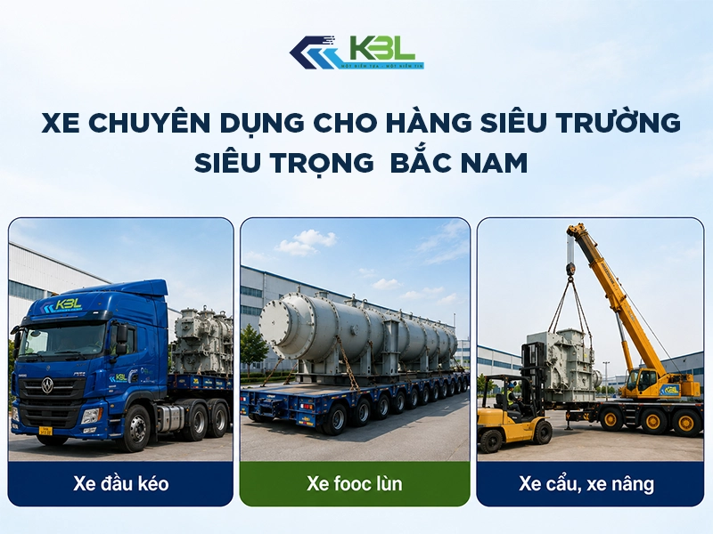 Vận chuyển hàng siêu trường siêu trọng Bắc Nam