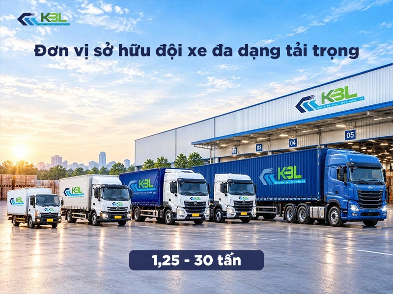 sở hữu đội xe đa tải trọng