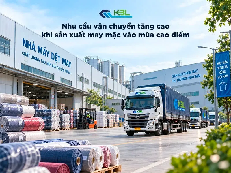 Vận chuyển vải cuộn may mặc Bắc Nam số lượng lớn
